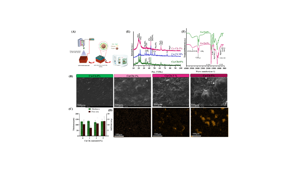 Copper-chitosan nanoparticles incorporated PGS/MAO bilayer coatings for potential cardiovascular application نانوذرات مس- کیتوزان از پوششهای دولایه PGS/MAO استفاده کردند کاربرد بالقوه قلبی عروقی شرکت دانش بنیان پیشگامان ترمیم و شفای پارس-پارس ترمیم